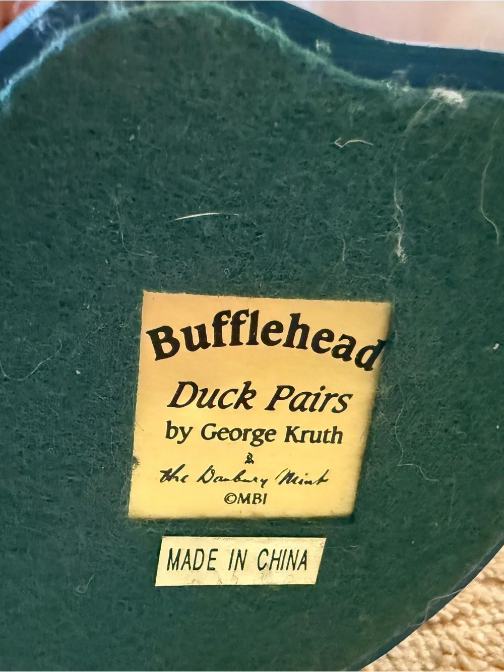 Decorative Bufflehead Ducks Figurine